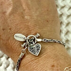 Lois Hill Heart Charm Bracelet